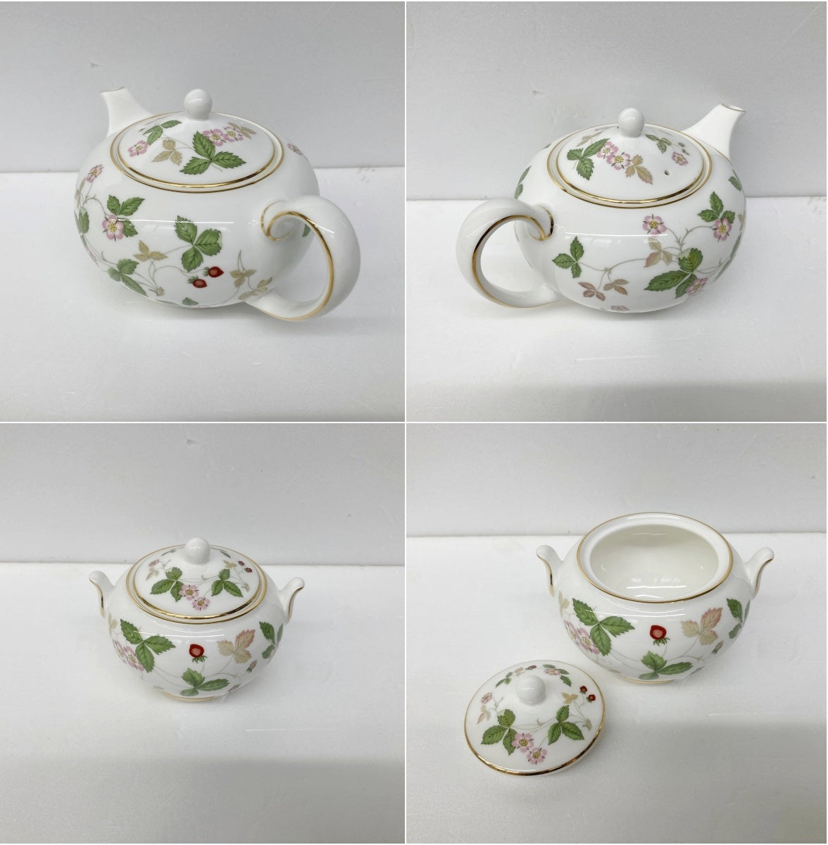 WEDGWOOD ワイルドストロベリー ティーセット