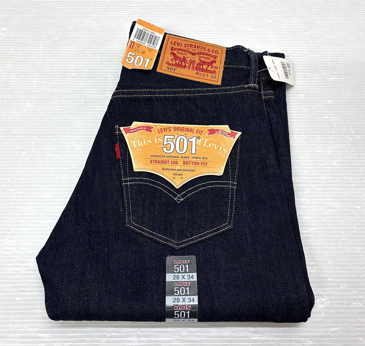 リーバイス 00501-1484 デニムパンツ ジーンズ W28 ボタンフライ タグ付き