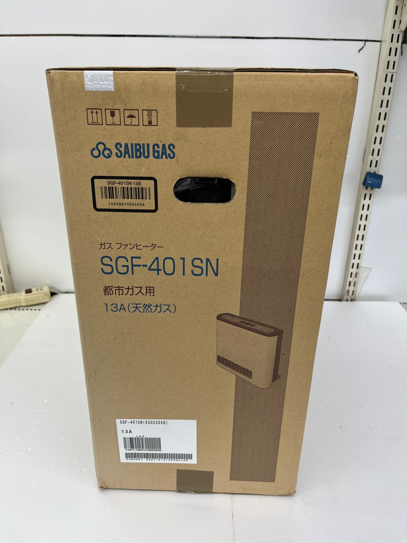 未開封 ノーリツ ガスファンヒーター SGF-401SN 都市ガス用