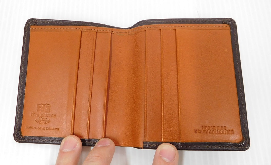 ホワイトハウスコックス 財布 ヴィンテージレザー コンカー S2380 中古囗T巛