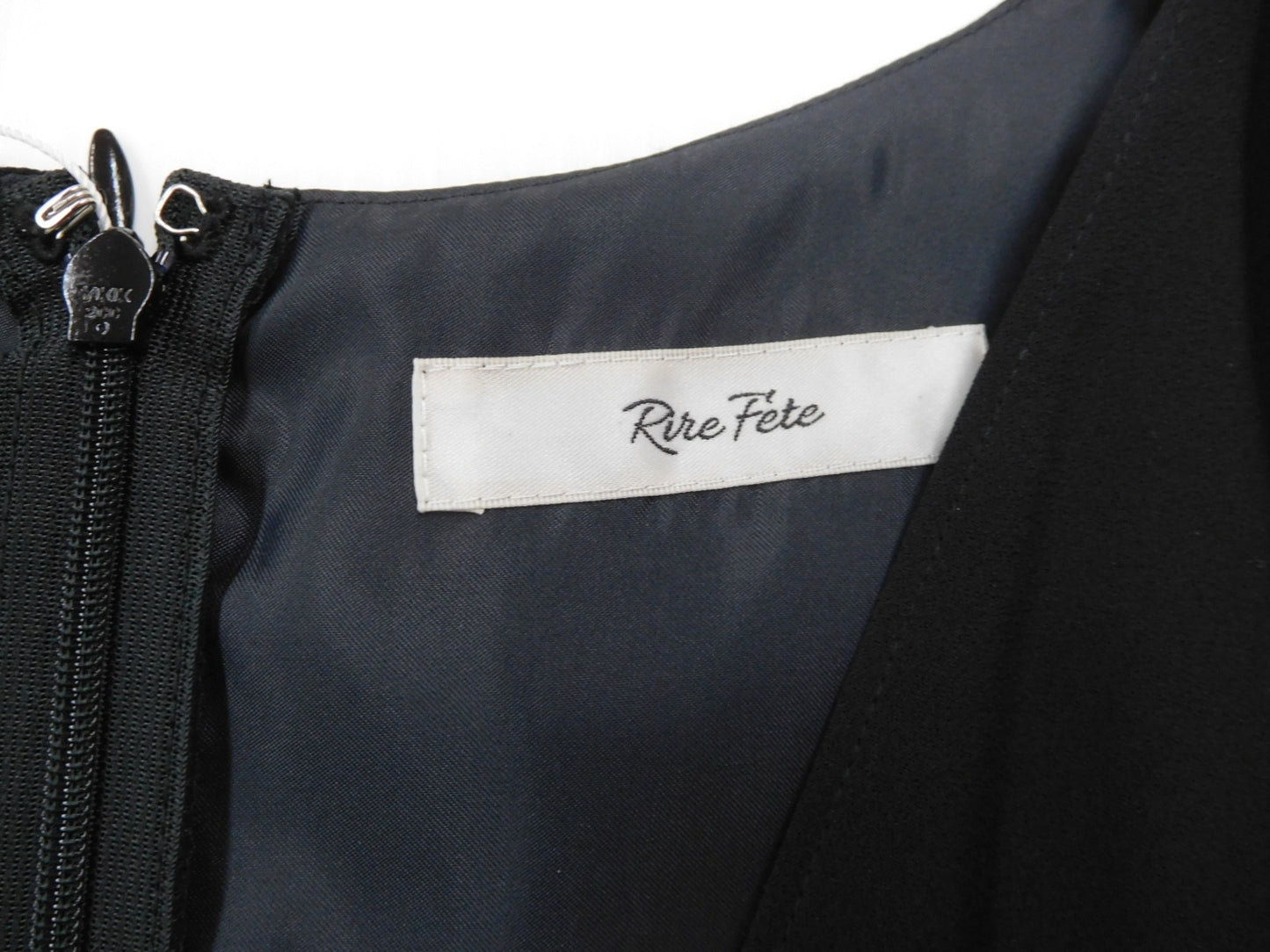 タグ付!Rire Fete ワンピース ドレス ブラック 日本製 size:9号囗T巛