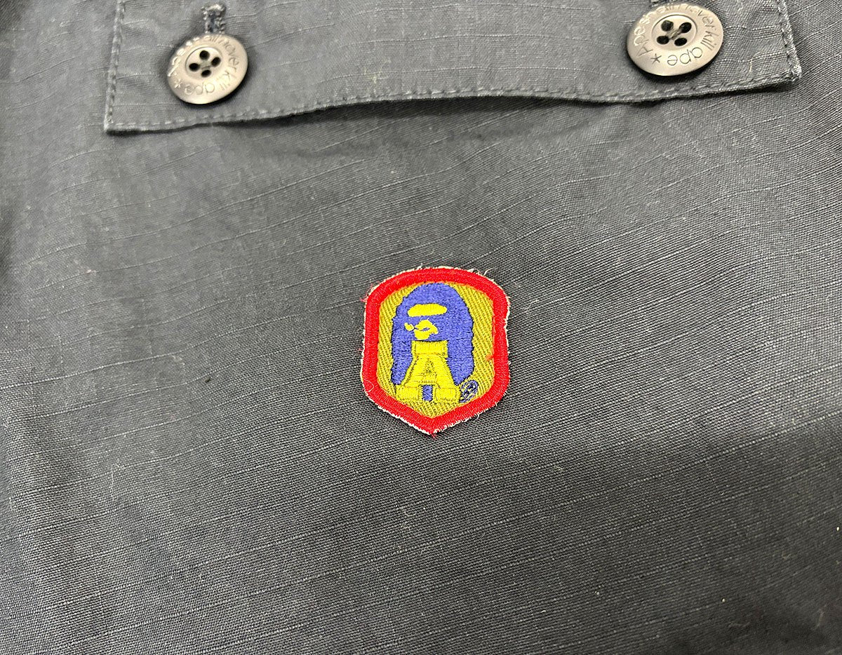A BATHING APE アベイシングエイプ ショートパンツ サイズM ワッペン カーゴ ショーツ