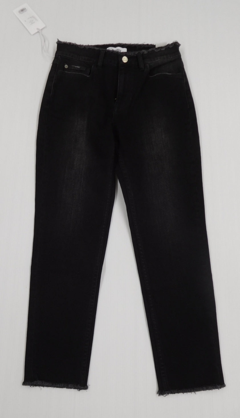 タグ付!Healthy DENIM ヘルシーデニム テーパードデニム H. Salt Black Fringe H59352803bkf size:24囗T巛