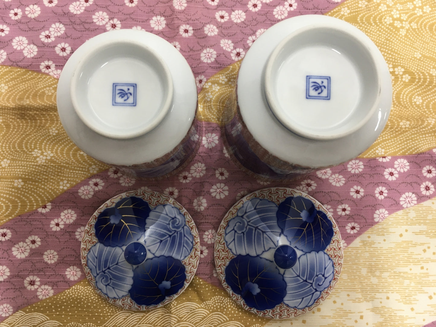 ※送料無料※ 香蘭社 愁海棠 組湯呑 115-CJ 未使用品 囗G