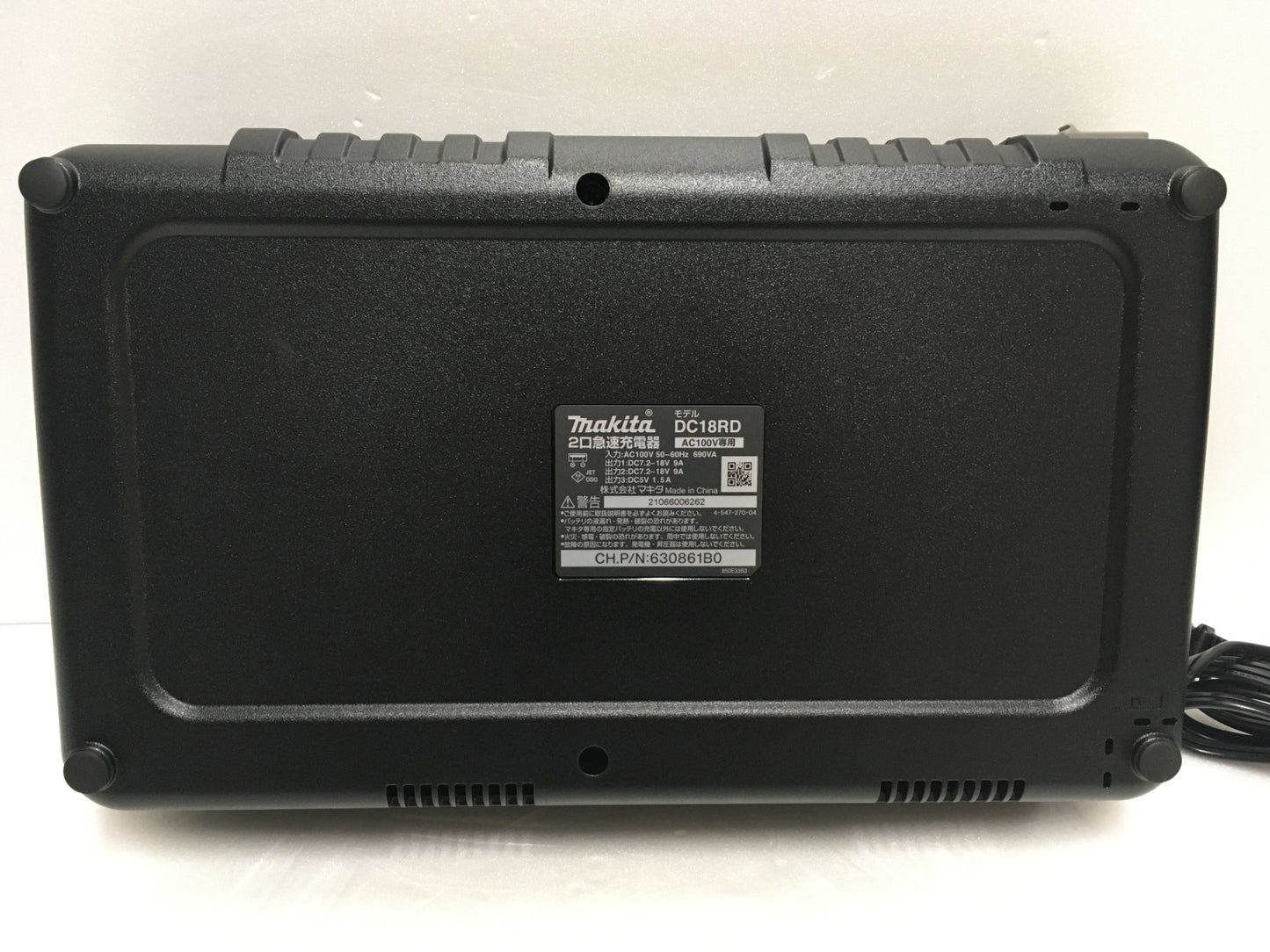 ※送料無料※ Makita 2口急速充電器 DC18RD AC100V専用 中古 囗G