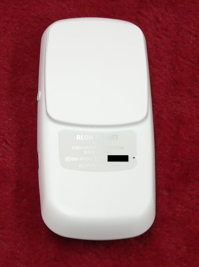SONY ウェアラブルサーモデバイス REON POCKET 3 RNP-3囗T巛