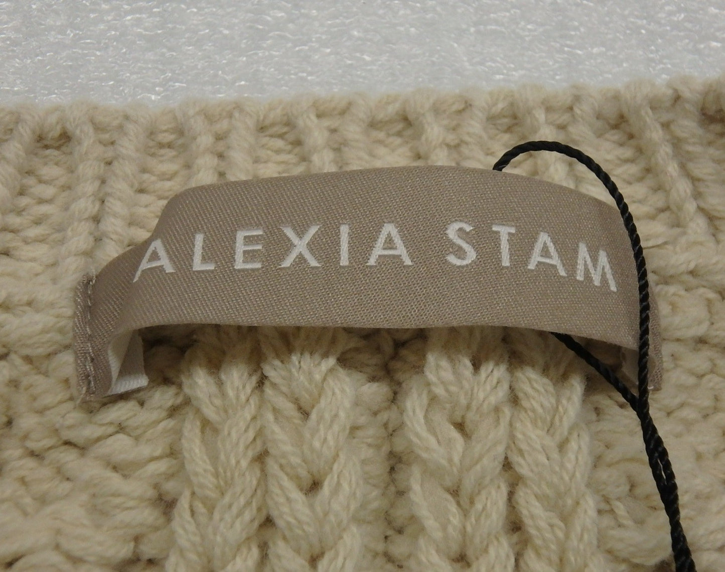 タグ付!ALEXIA STAM ニットセーター トップス アイボリー size:F囗T巛