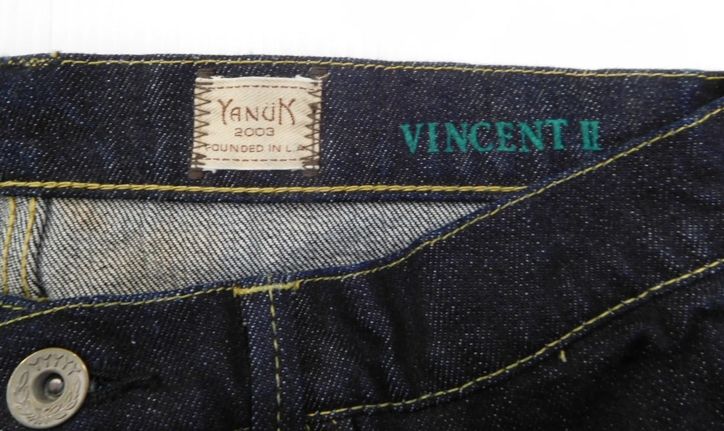 タグ付!YANUK ヤヌーク 藤原裕 VINCENT Ⅱ デニムパンツ 57211510 ワンウォッシュ インディゴ size:31囗T巛