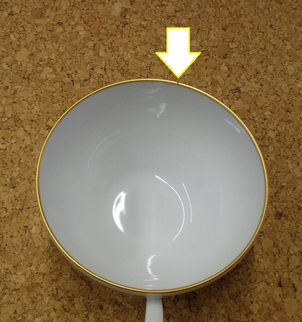 香蘭社 蘭の誘い ブルーローズ カップ&ソーサー セット囗T巛