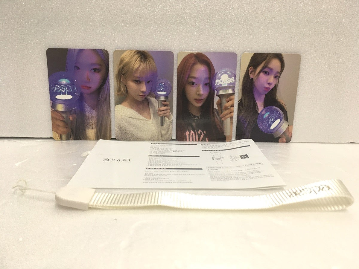 ※送料無料※ aespa オフィシャル ファンライト ペンライト 中古品 囗G