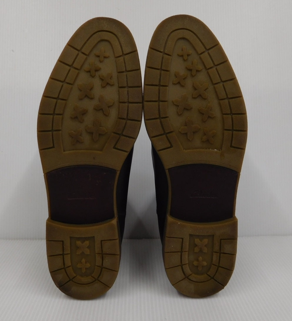 Clarks クラークス Clarkdale Hall クラークデールホール ブラックレザー size:UK12囗T巛