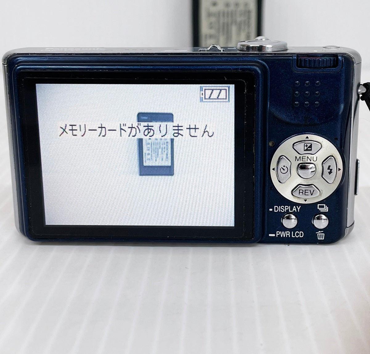 Panasonic パナソニック LUMIX DMC-FX7 コンパクトデジタルカメラ ネイビー