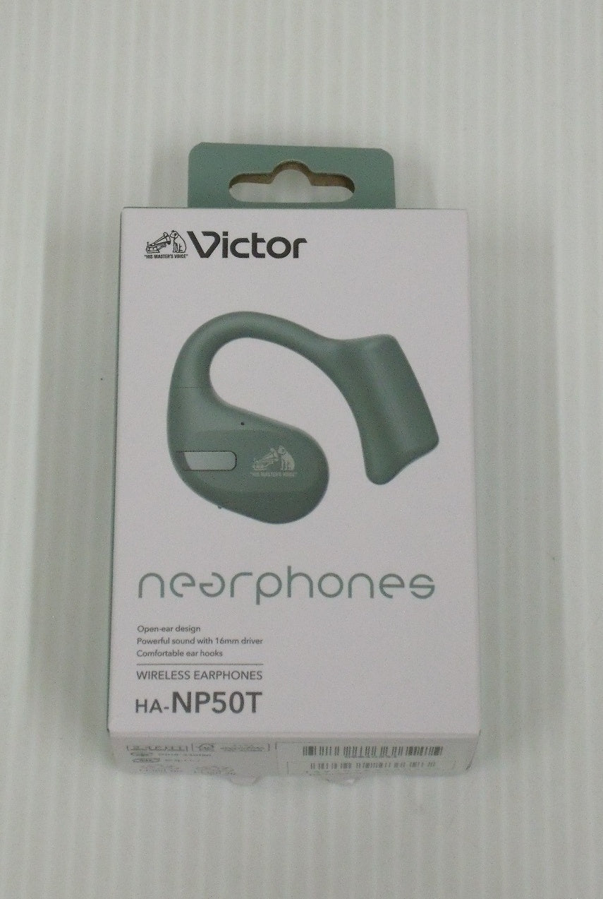 ビクター オープンイヤー ワイヤレスイヤホン HA-NP50T-G囗T巛