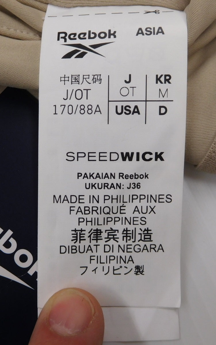 タグ付!Reebok キレイフィットグラフィック ブラ・タイツセット モダンベージュ H52806 H52816囗T巛