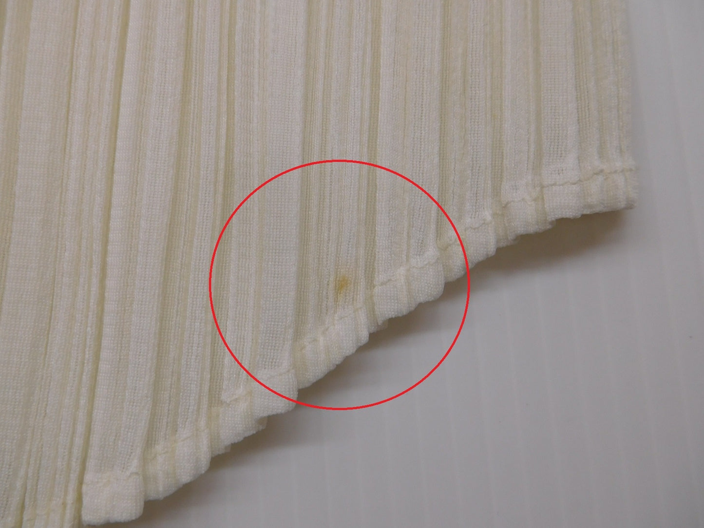 ISSEY MIYAKE イッセイミヤケ PLEATS PLEASE 長袖シャツ ベージュ size:表記なし 数か所シミあり囗T巛