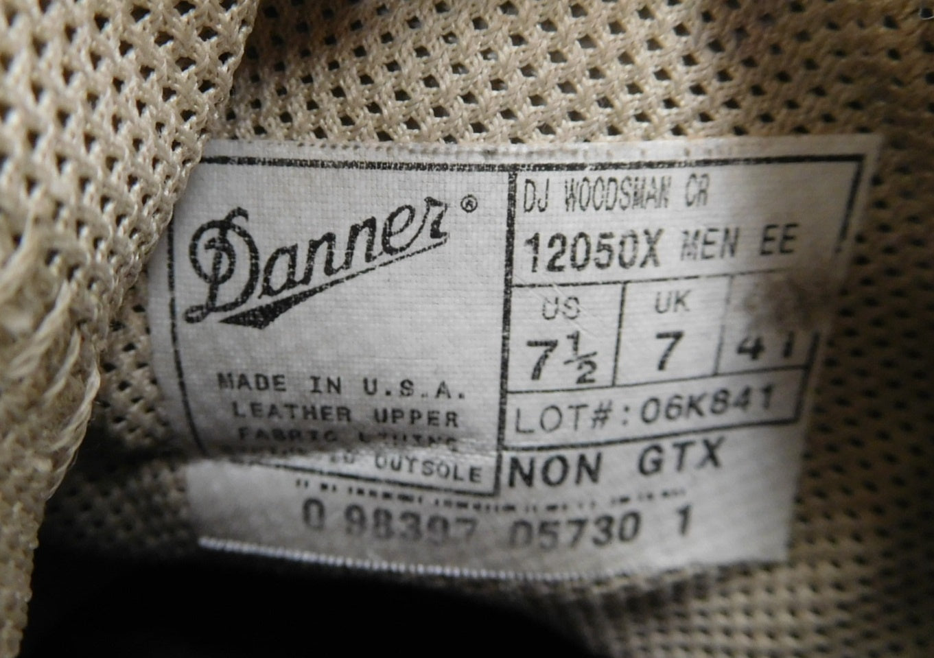 Danner ダナー DJ WOODSMAN CR レースアップブーツ 12050X USA製 size:7 1/2囗T巛
