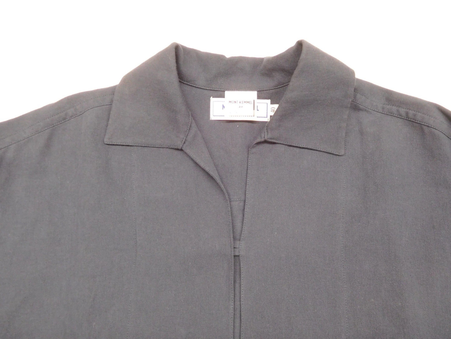タグ付!MONT KEMMEL フィッシャーマンズシャツ ネイビー size:40囗T巛