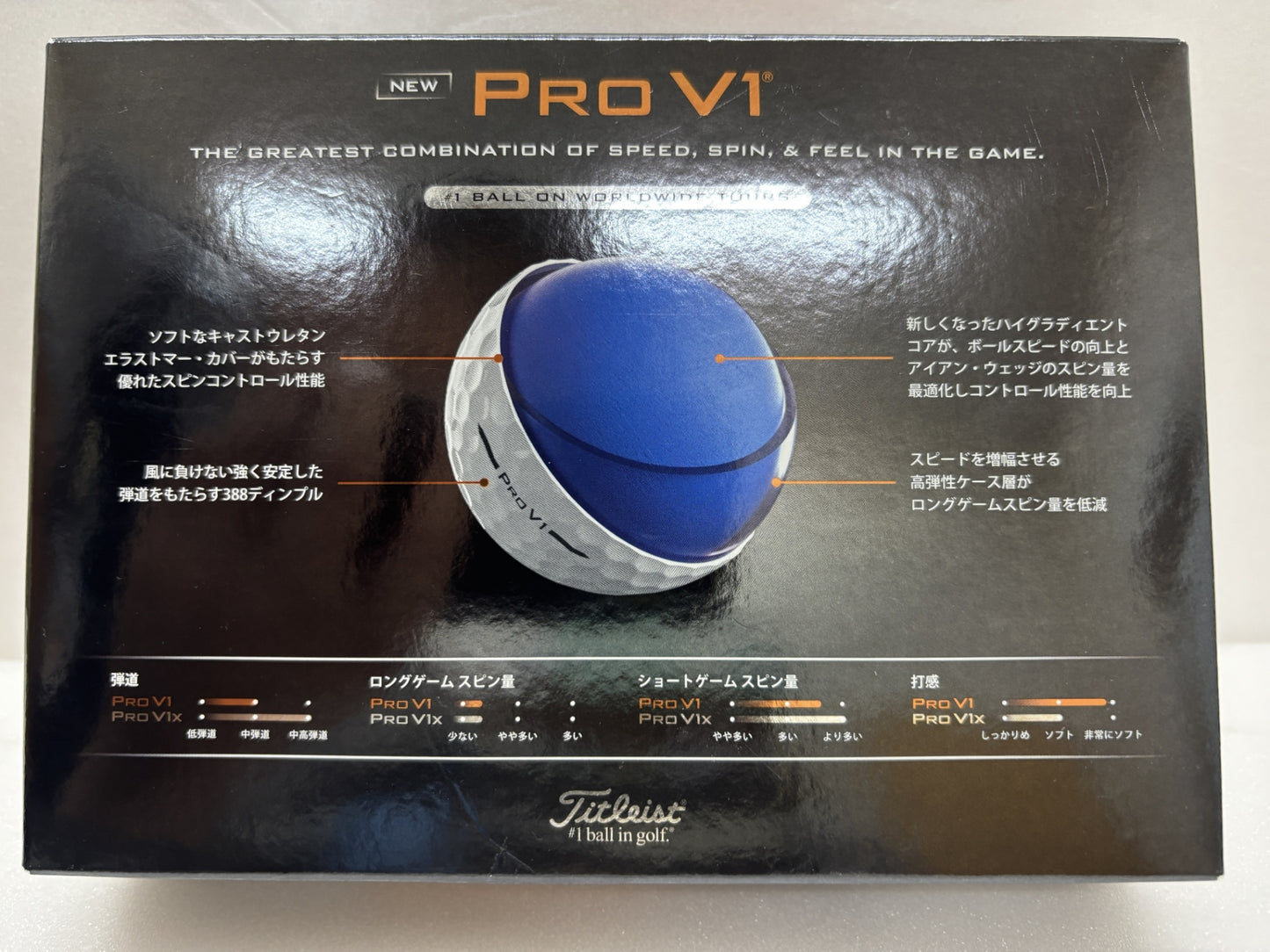※送料無料※ Titleist タイトリスト PRO V1 2025 ハイナンバー・ホワイト ゴルフボール 1ダース 未使用 囗G