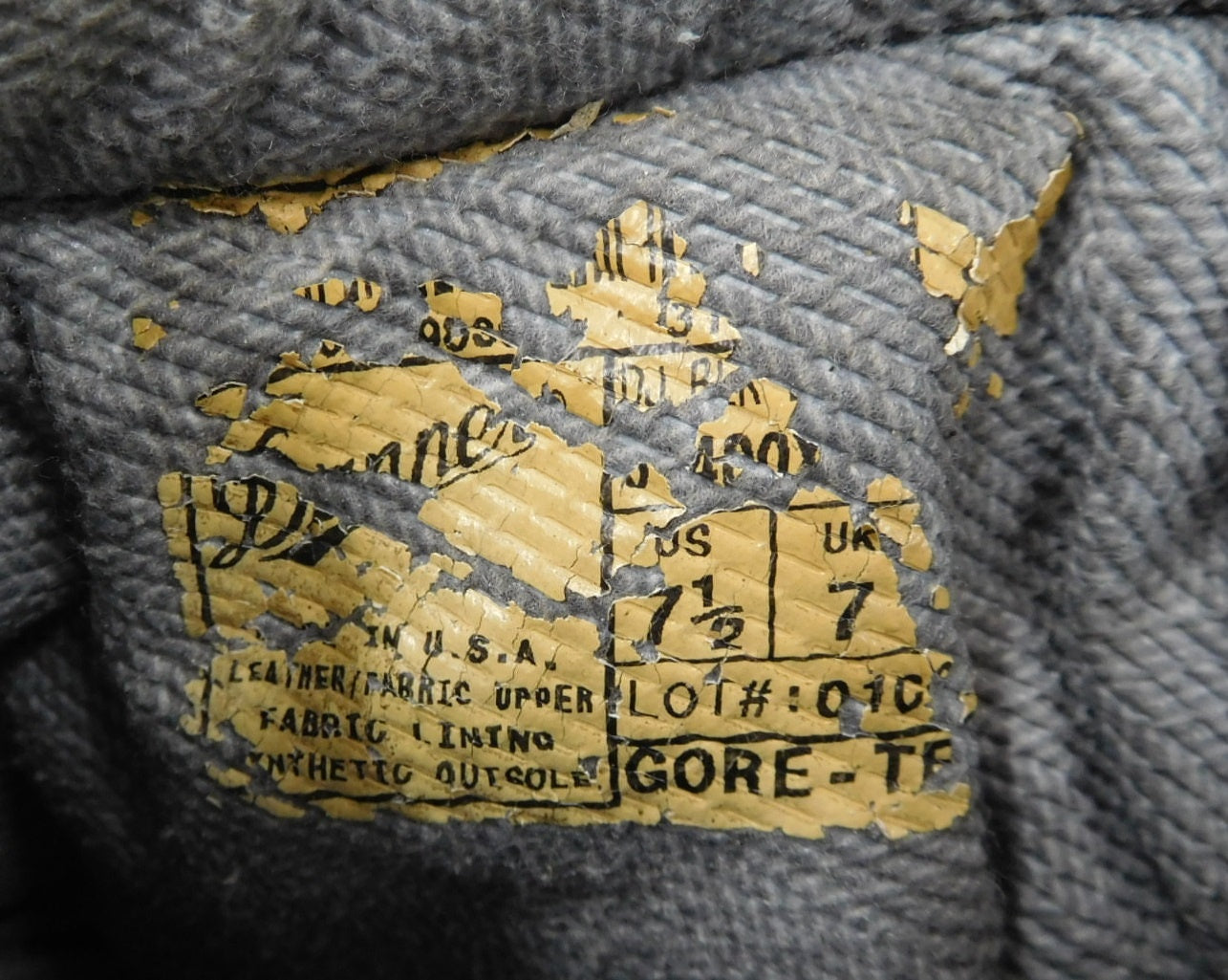 Danner ダナー ライト 31400X ブラック USA製 size:7 1/2 中古囗T巛