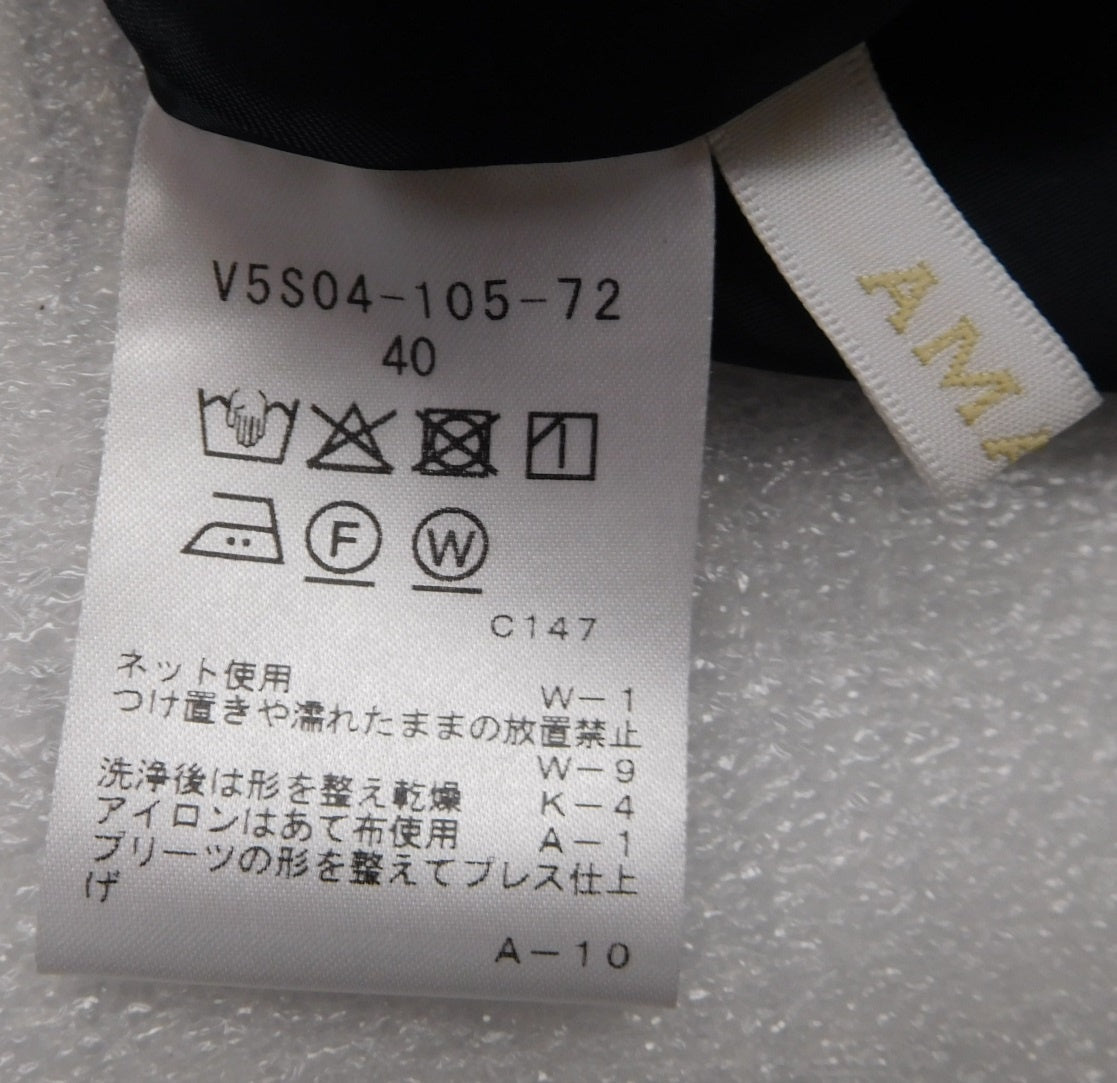 AMACA アマカ 三陽商会 デジタルツイード セットアップ ブルー size:40囗T巛