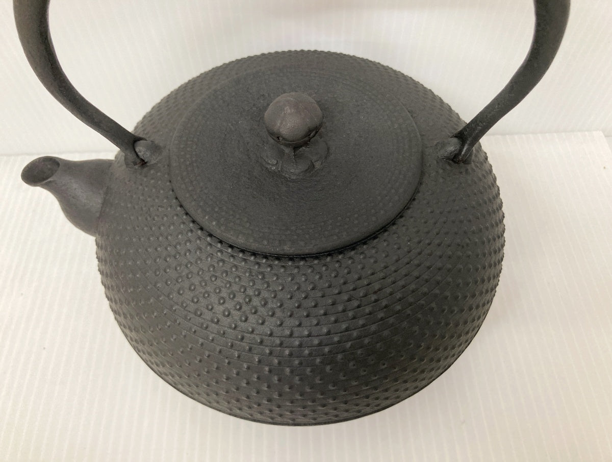 南部鉄器 釜定 鉄瓶 箱無