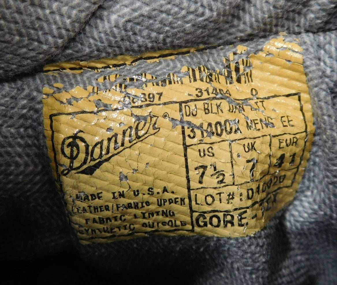 Danner ダナー ライト 31400X ブラック USA製 size:7 1/2 中古囗T巛