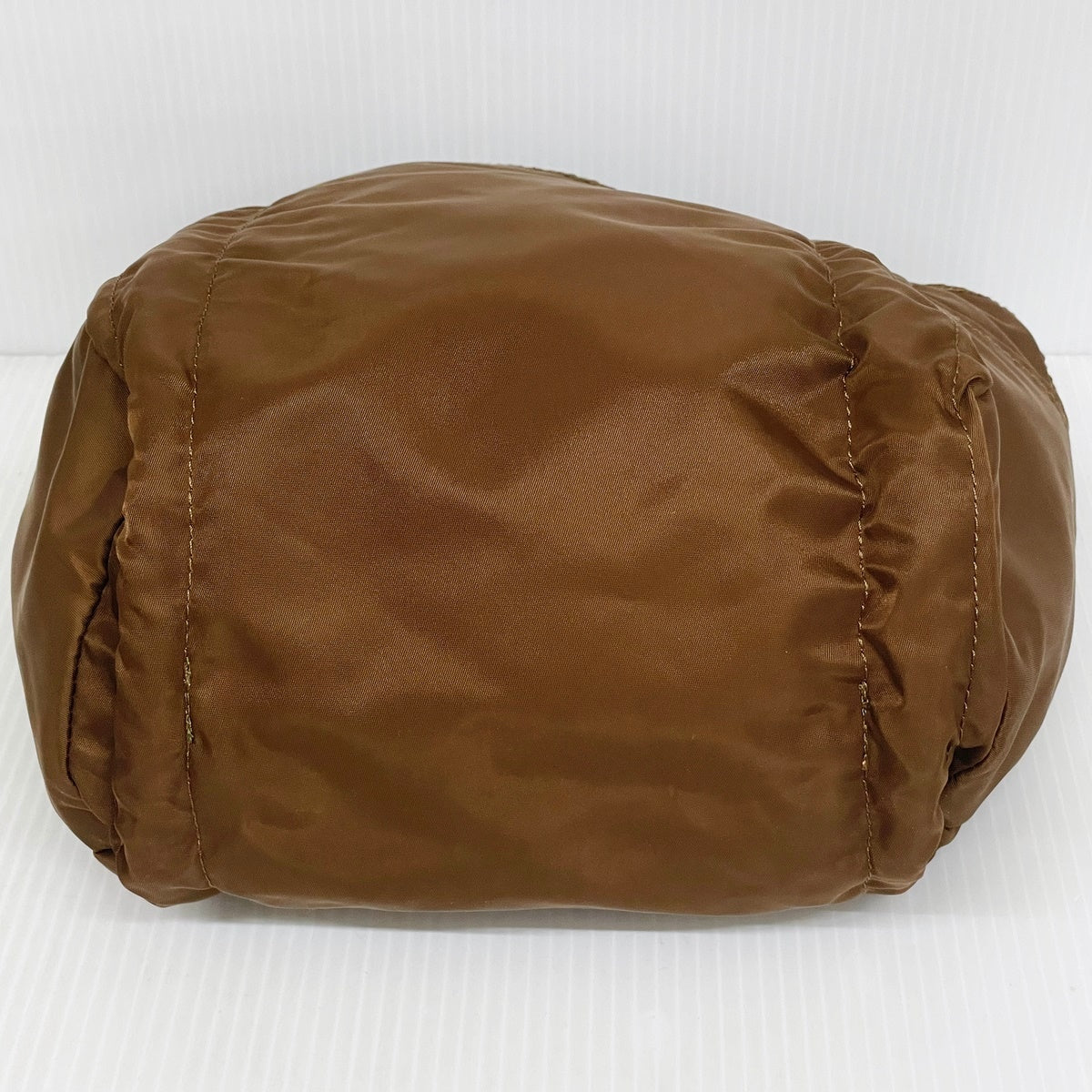 NOMADIS×Demi-LUXE BEAMS 別注 SAC2 Petit リバーシブル ロゴトートバッグ カーキ/ブラウン