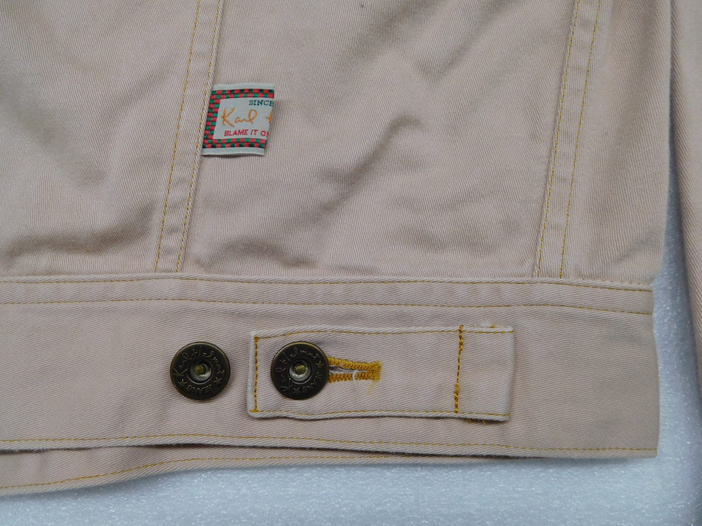 Karl Helmut カールヘルム ピンクハウス コットンジャケット ベージュ P036SFJM02 size:M囗T巛