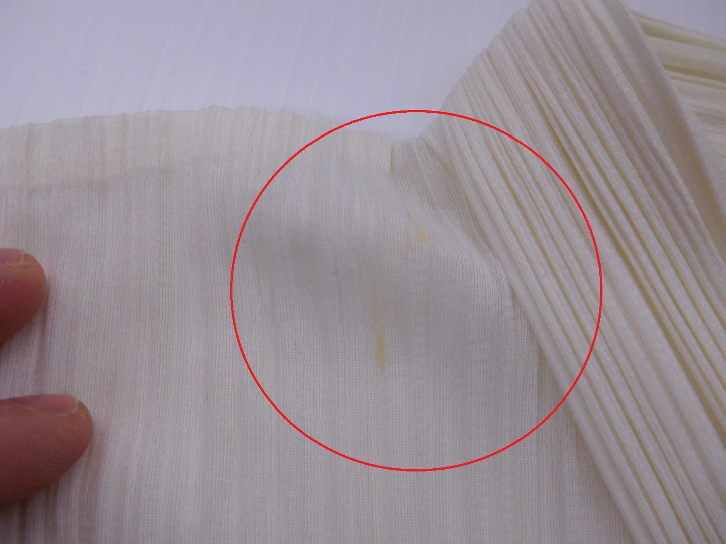 ISSEY MIYAKE イッセイミヤケ PLEATS PLEASE 長袖シャツ ベージュ size:表記なし 数か所シミあり囗T巛