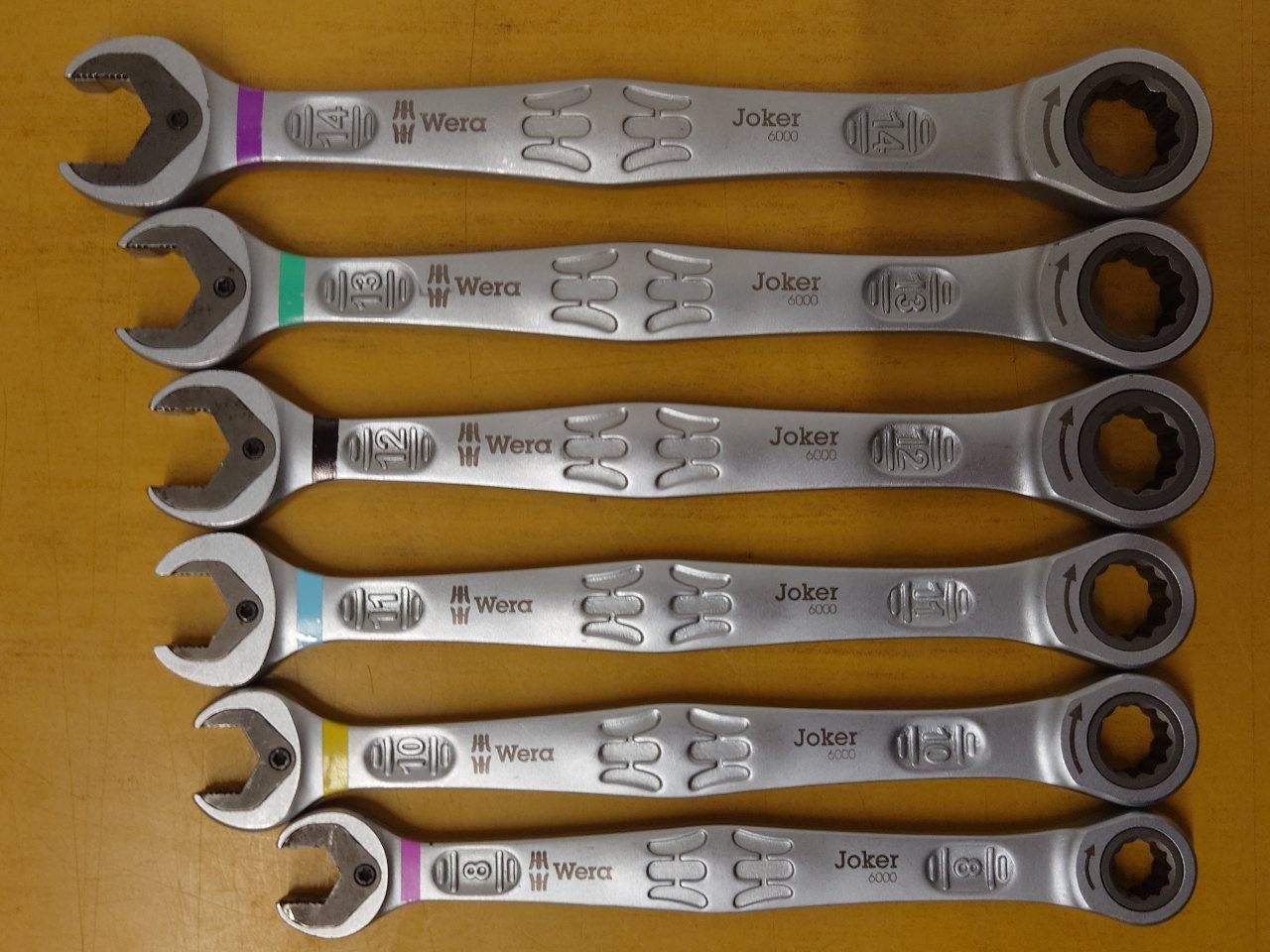 Wera(ヴェラ) ラチェット式コンビネーションレンチ11本セット 6000 Joker 囗T巛