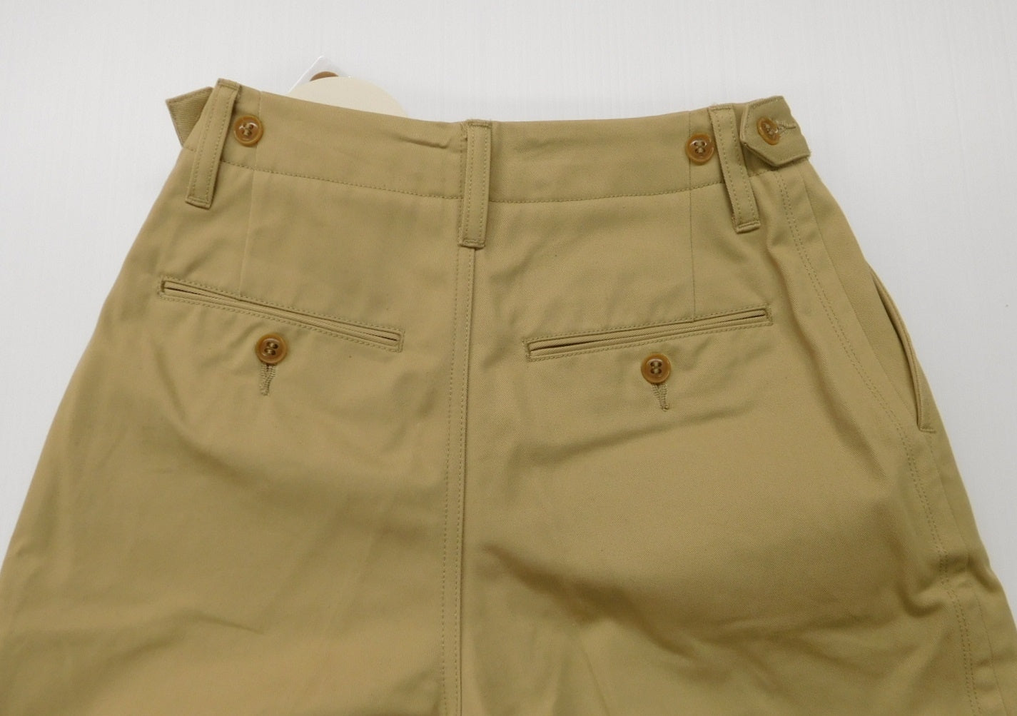 タグ付!Luv our days ワイドチノパンツ ベージュ LV-PA138 size:0囗T巛