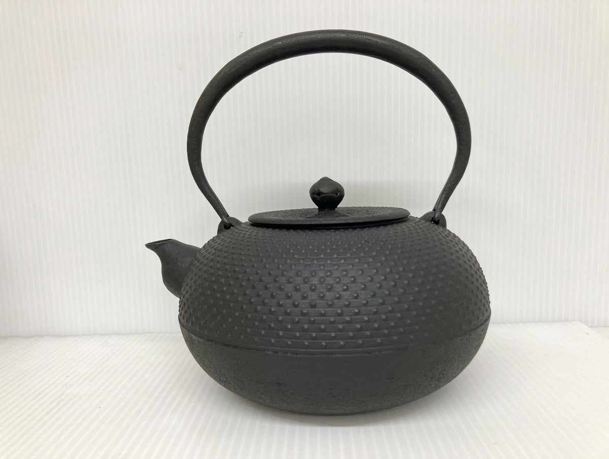 南部鉄器 釜定 鉄瓶 箱無