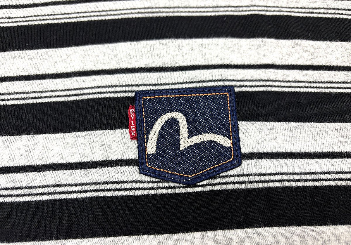 EVISU エビス Tシャツ 半袖 サイズ42 エヴィス YAMANE ボーダー