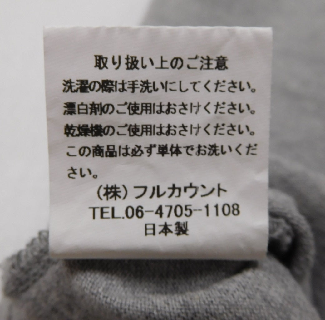 FULLCOUNT フルカウント 半袖シャツ グレー 5222 日本製 size:40囗T巛