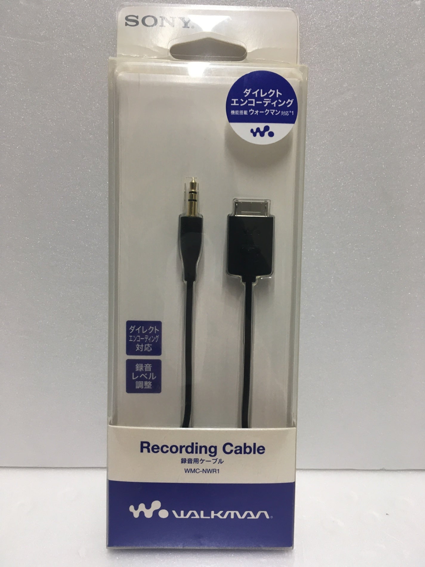 ※送料無料※ SONY 録音用ケーブル WMC-NWR1 機能搭載ウォークマン対応 長期保管 未使用 囗G