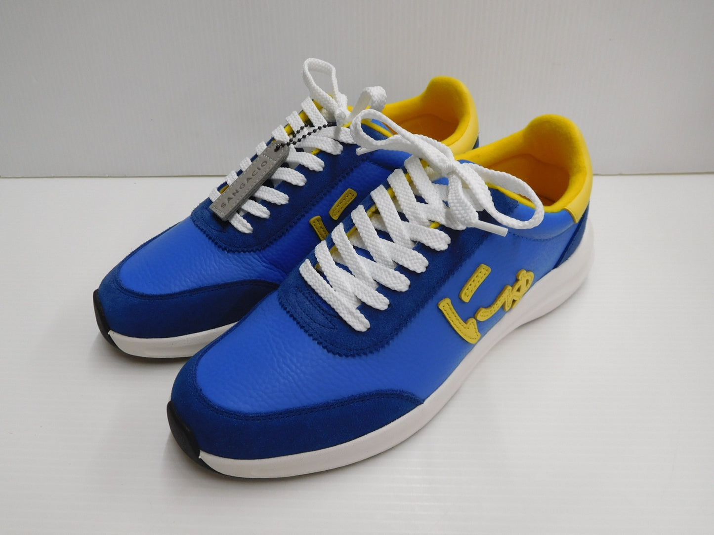 SANGACUO スニーカー BLOW BLUE/YELLOW 26cm 囗T巛