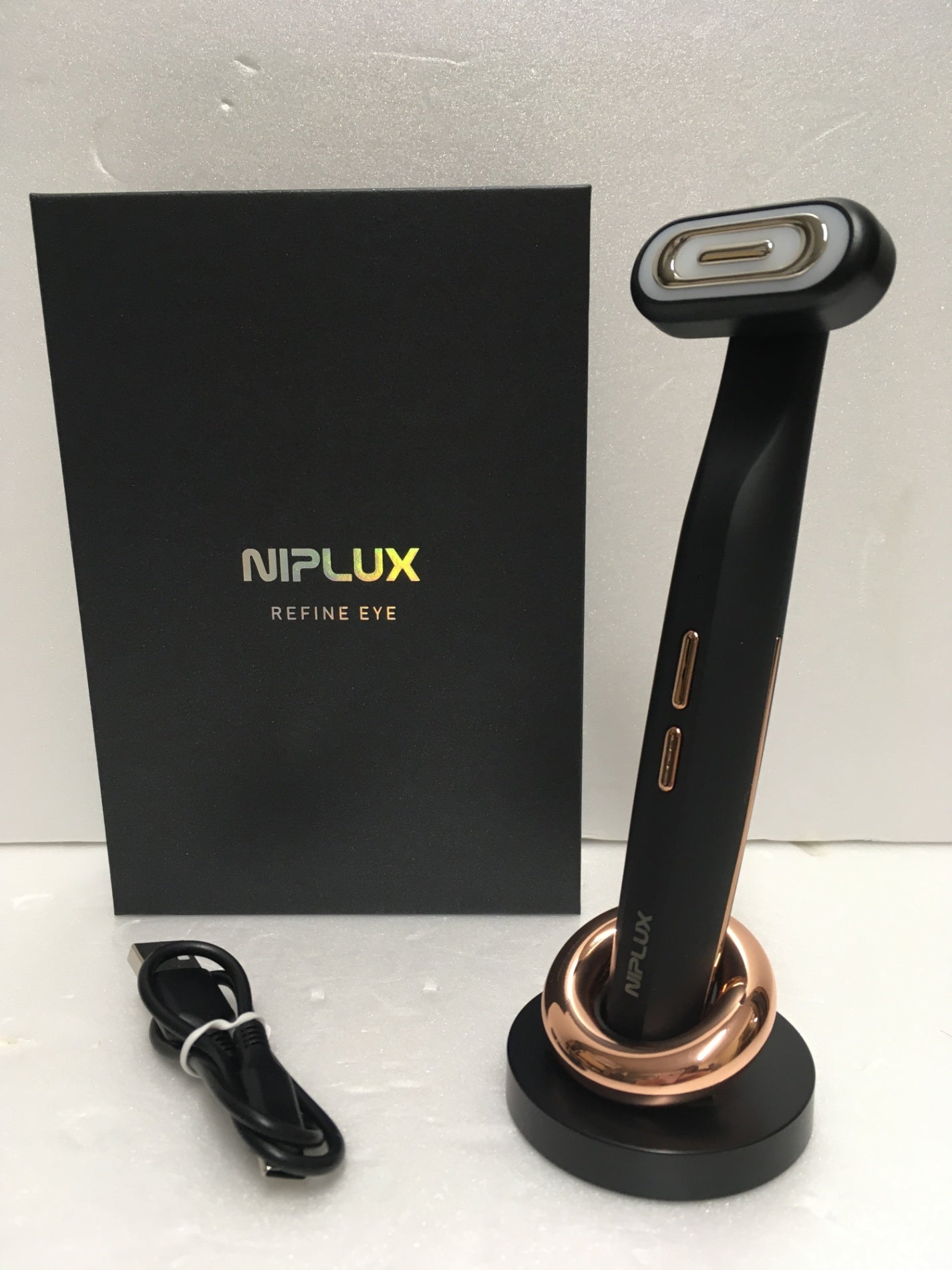 ※送料無料※ NIPLUX REFINE EYE ニップラックス リファインアイ NP-RF24BK 目元美顔器 中古 囗G