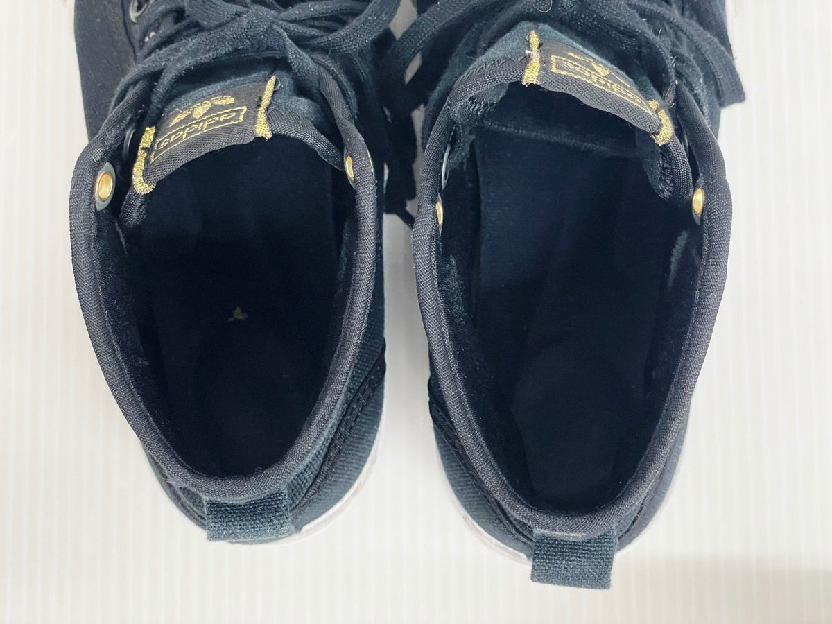 adidas アディダス ニッツァトレックW キャンパス地ハイカットスニーカー レディース ブラック サイズ23.0 IF0116