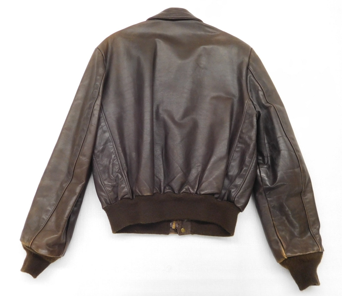 SCHOTT ショット A-2 フライトジャケット レザー 30-1415 ブラウン size:42囗T巛