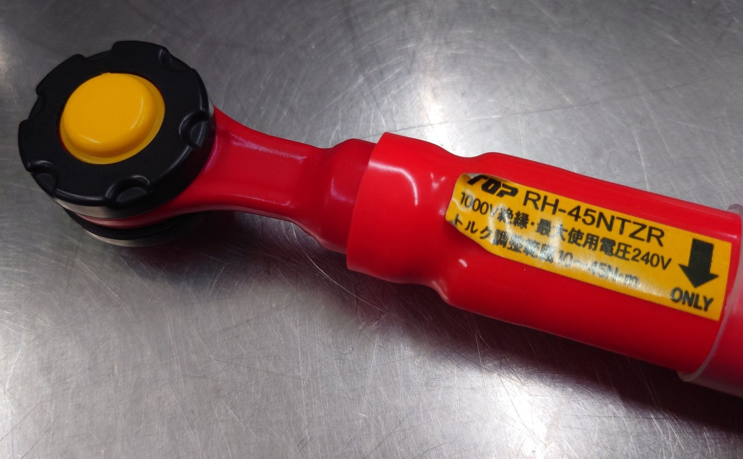 トップ工業 TOP 9.5sq絶縁ラチェット形トルクレンチ RH-45NTZR 囗T巛