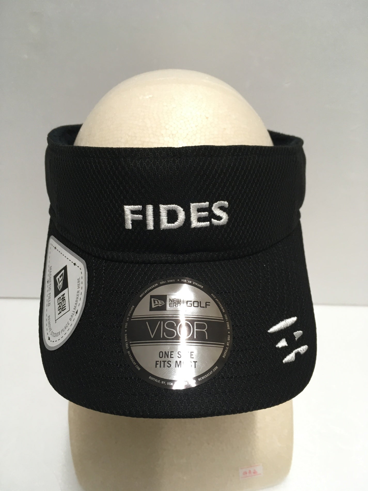 ※送料無料※ FIDES GOLF フィデスゴルフ ニューエラ サンバイザー タグ付き 未使用 囗G