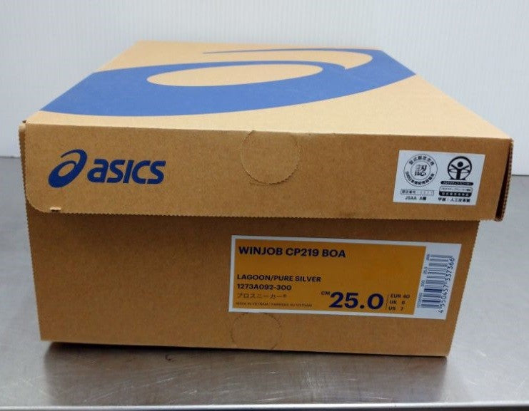 未使用品 アシックス プロスニーカー 安全靴 1273A092-300 BOA サイズ25 囗T巛