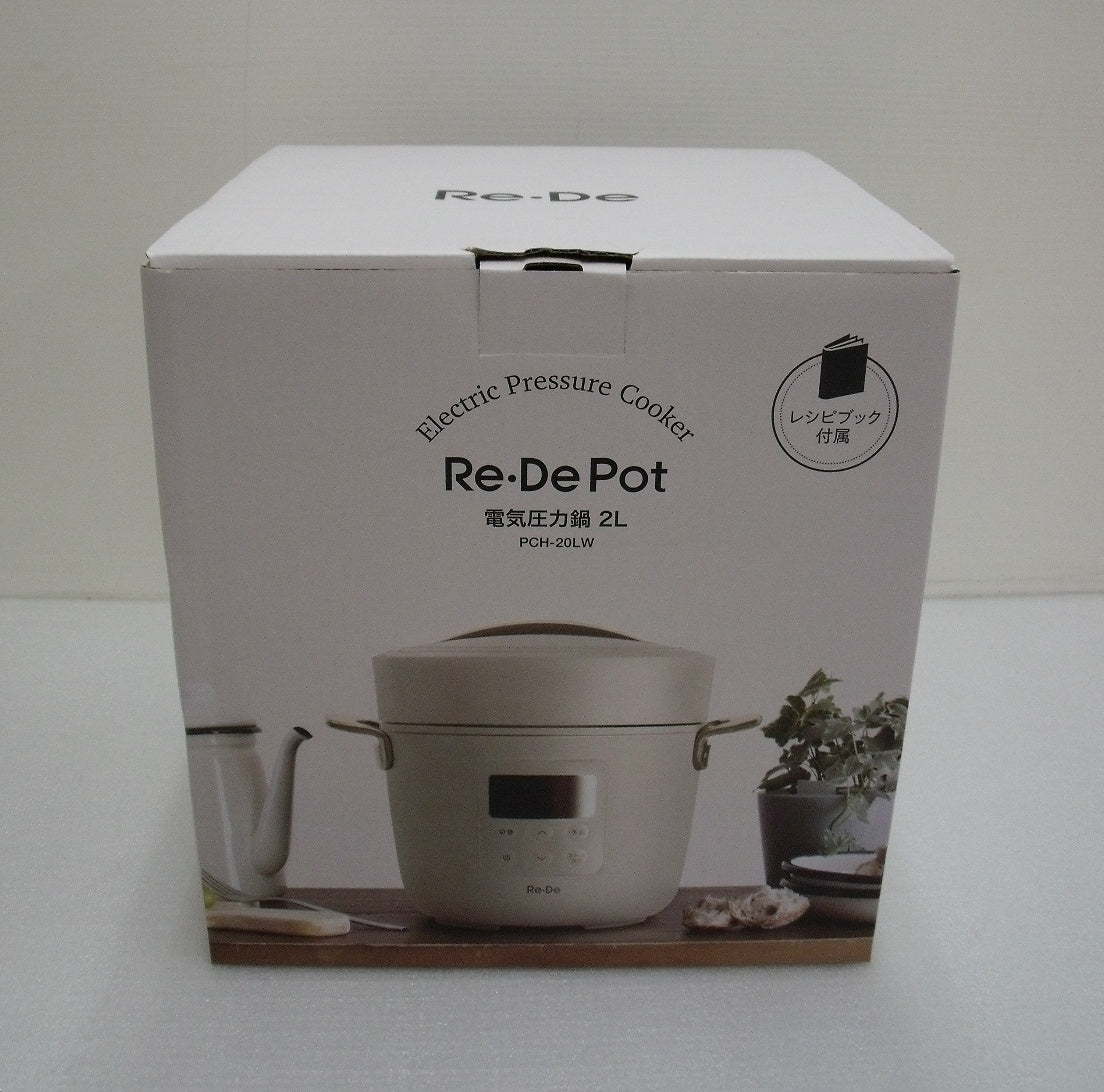 未使用!A-stage Re・De Pot 電気圧力鍋2L PCH-20LW囗T巛