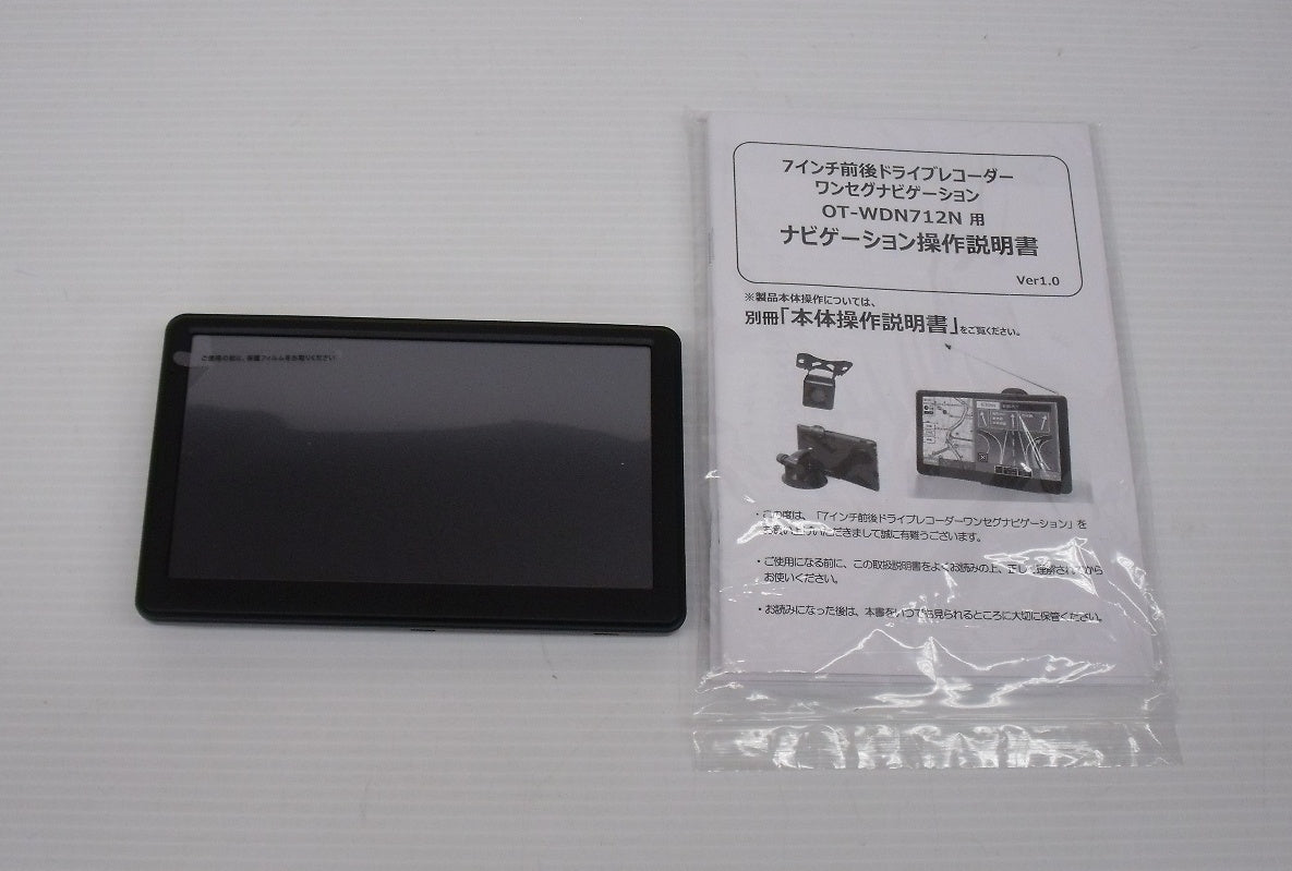 未使用!ダイアモンドヘッド 7インチポータブルナビ ドライブレコーダー付き OT-WDN712N囗T巛