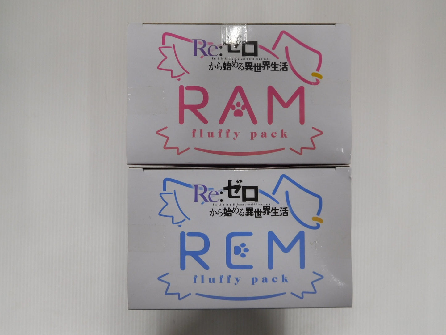 送料無料 Luminasta Re:ゼロから始める異世界生活 もふもふパック レム・ラムフィギュアセット② 囗T巛