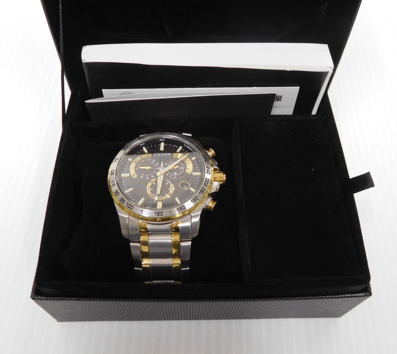 CITIZEN シチズン エコドライブ クロノグラフ E610-S104840 中古囗T巛