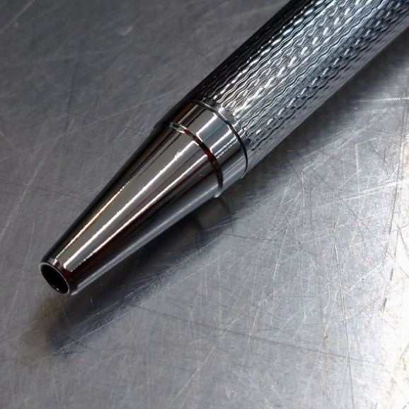 中古美品 ヒューゴボス HUGOBOSS ボールペン ソフィスティケイテッド クロームダイヤモンド 囗T巛
