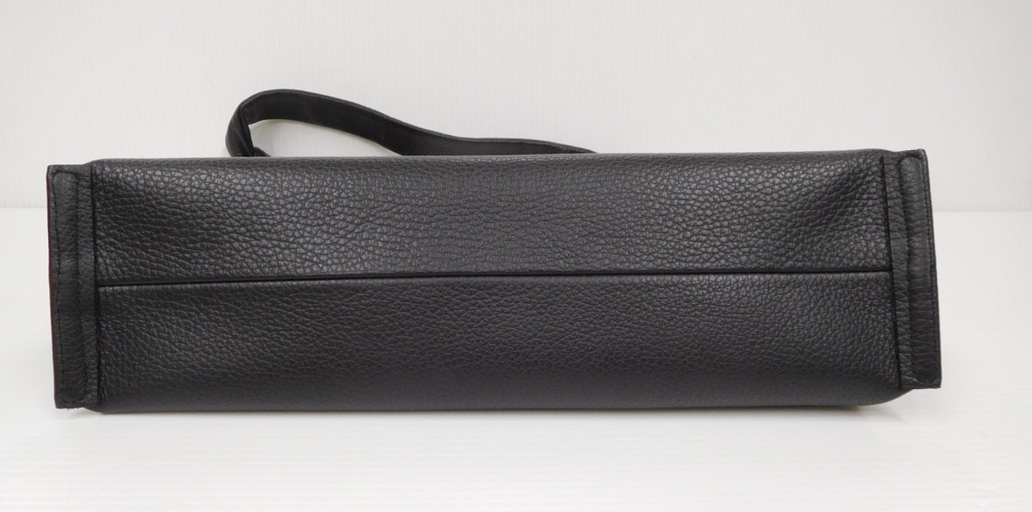 GINZA Kanematsu 銀座かねまつ ワンショルダーバッグ RM-23538 ブラック 黒 レザー レディース バッグ 中古囗T巛