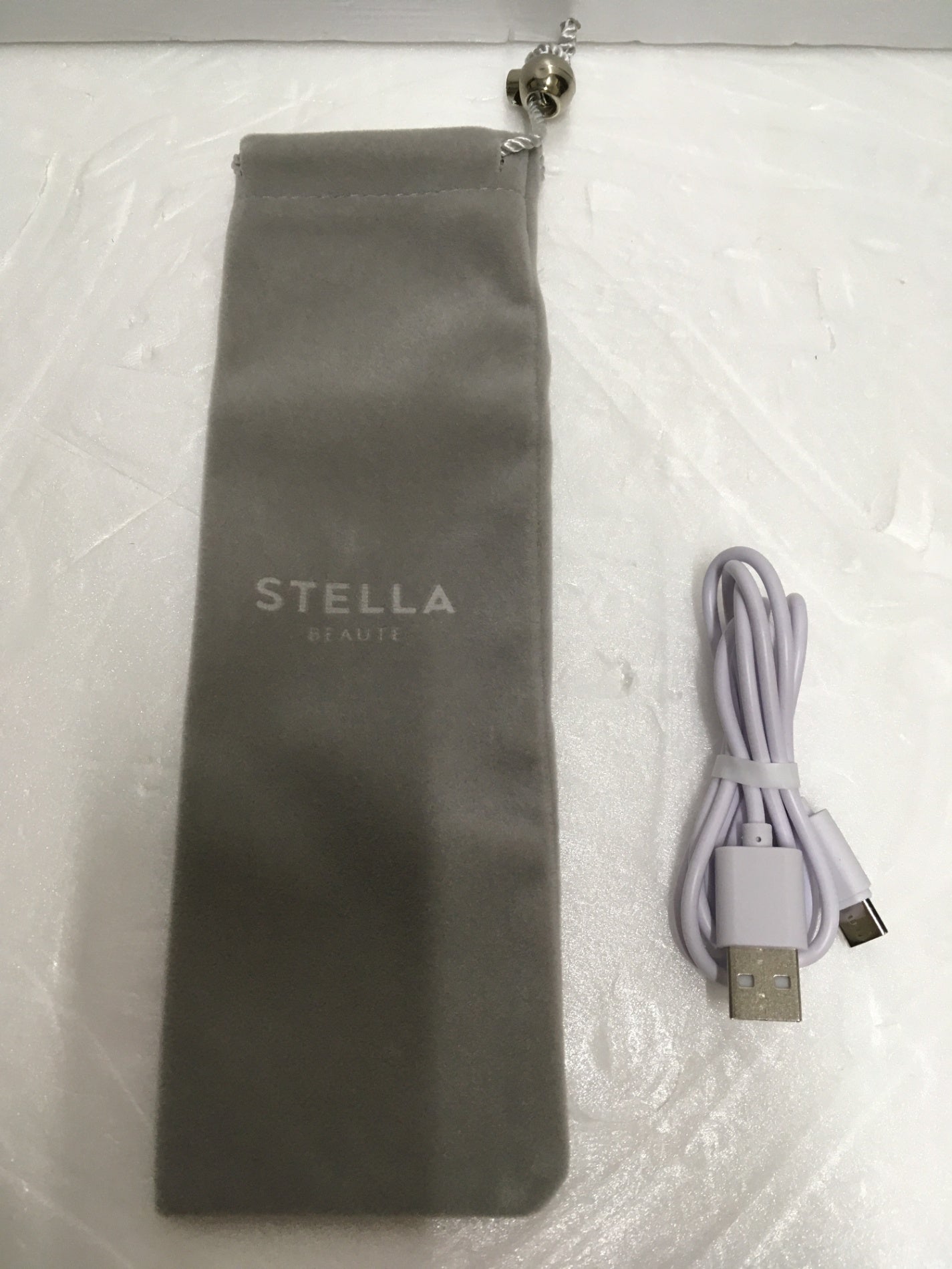 ※送料無料※ STELLA BEAUTE Beauty Face Stick Rin SB-BSR01-02 EMS美顔器 GENJIグレー 中古 美品 囗G