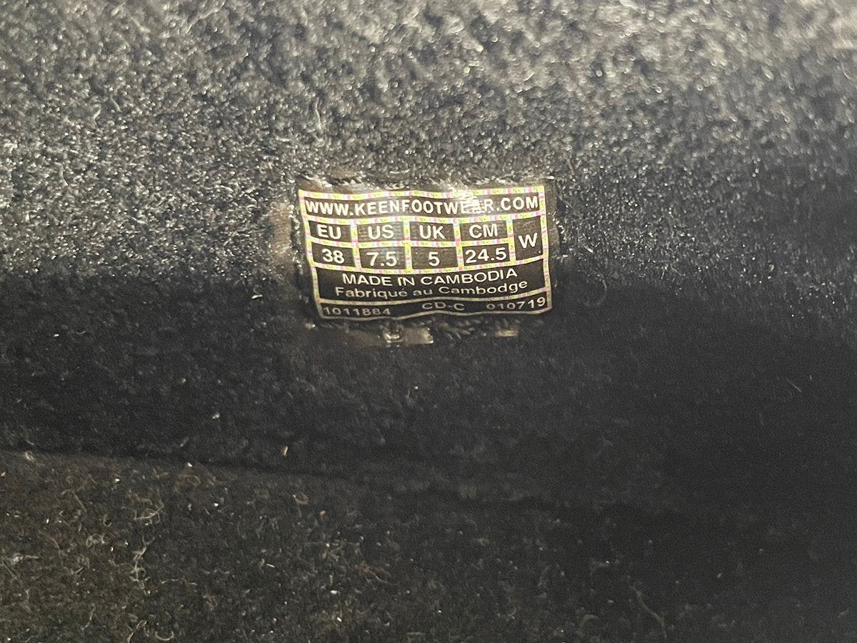 KEEN キーン ハウザー2 アウトドアスリッポン レディース ブラック サイズ24.5 1011884